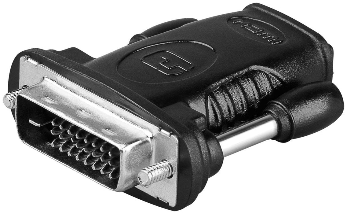 EAN 4040849684821 - Goobay 68482 cambiador de género para cable HDMI 19pin F DVI-D 24+1pin M Negro imagen 1