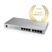 EAN 4718937604135 - Zyxel GS1008HP No administrado Gigabit Ethernet (10/100/1000) Energía sobre Ethernet (PoE) Gris imagen 6