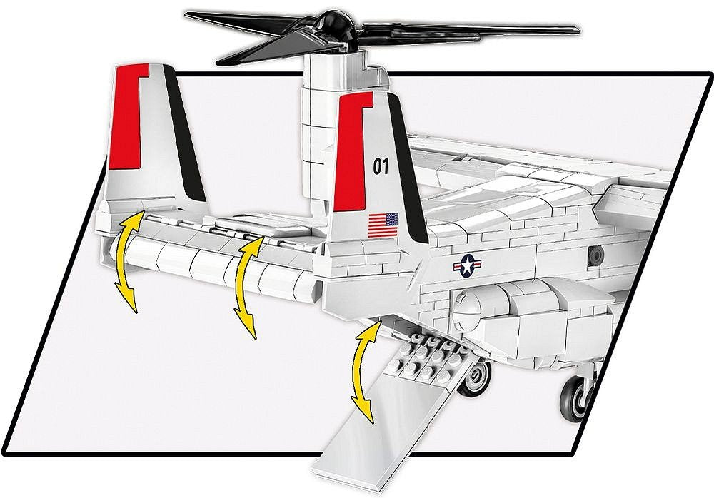 EAN 5902251058357 - COBI Bell-Boeing V-22 Osprey First Flight Edition imagen 5