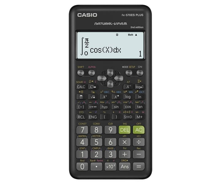 EAN 4549526609022 - Casio FX-570ESPLUS-2 calculadora Escritorio Calculadora científica Negro imagen 1