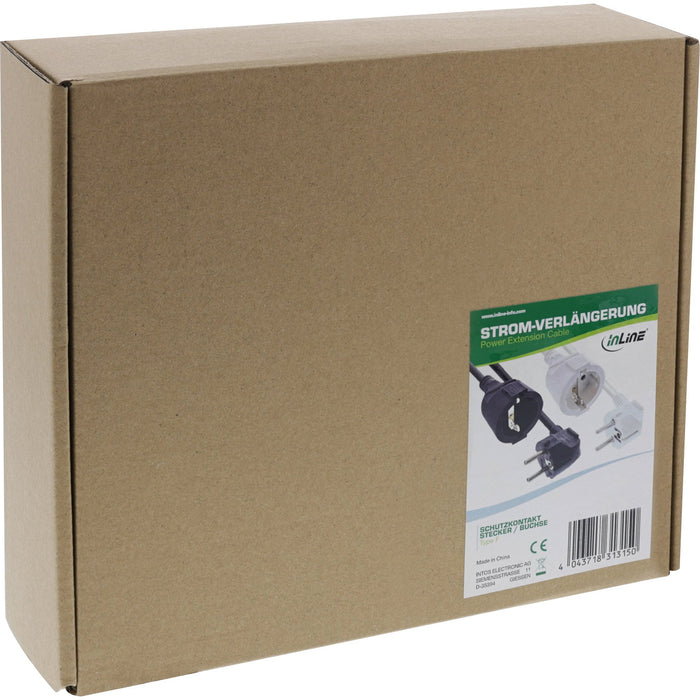 EAN 4043718313242 - InLine 16410X base múltiple 15 m 1 salidas AC Interior Negro imagen 3