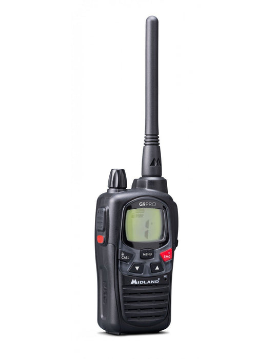 EAN 8011869202445 - Midland G9 Pro two-way radios 101 canales 446.00625 - 446.19375 MHz Negro imagen 2