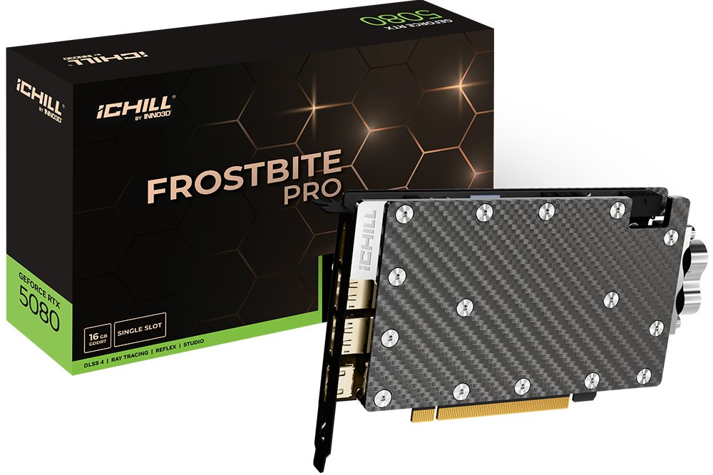 EAN 8886307701602 - INNO3D iChill GeForce RTX 5080 Frostbite Pro NVIDIA 16 GB GDDR7 imagen 3