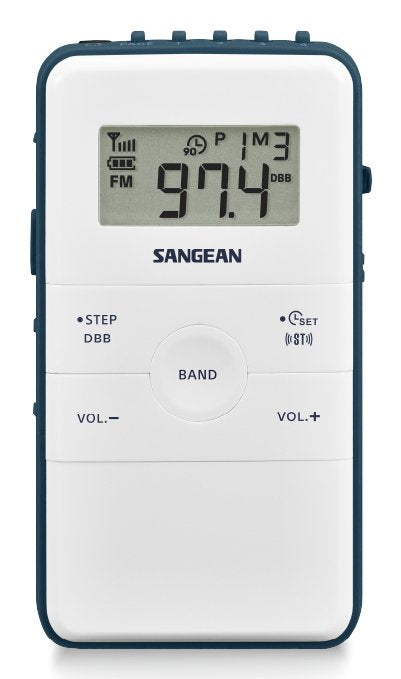 EAN 4711317995472 - Sangean DT-140 Portátil Digital Azul, Blanco imagen 1