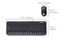 EAN 882224742009 - Microsoft Wired Desktop 600 teclado Ratón incluido Universal USB QWERTY Inglés del Reino Unido Negro imagen 4