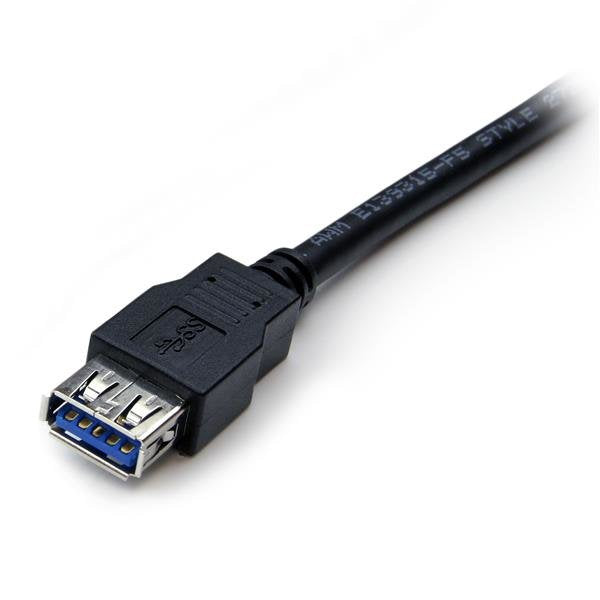 EAN 0065030859431 - StarTech.com USB3SEXT2MBK cable USB USB 3.2 Gen 1 (3.1 Gen 1) Negro imagen 3
