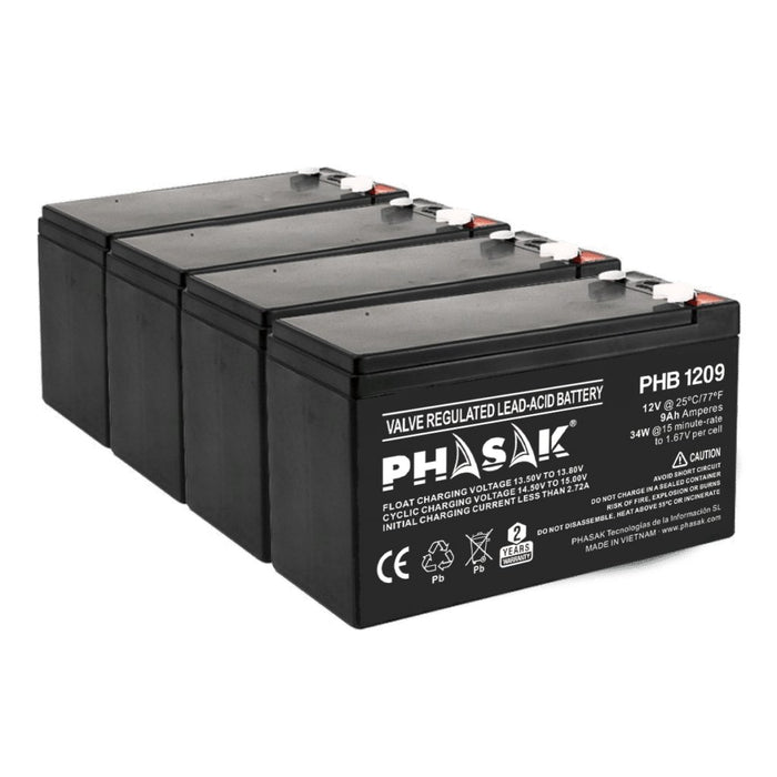 EAN 5605922047222 - Phasak PHB 1209 batería para sistema ups Sealed Lead Acid (VRLA) imagen 4