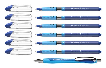 EAN 4004675097187 - Schneider AG Slider Basic Azul Bolígrafo Extra-grueso 7 pieza(s) imagen 1