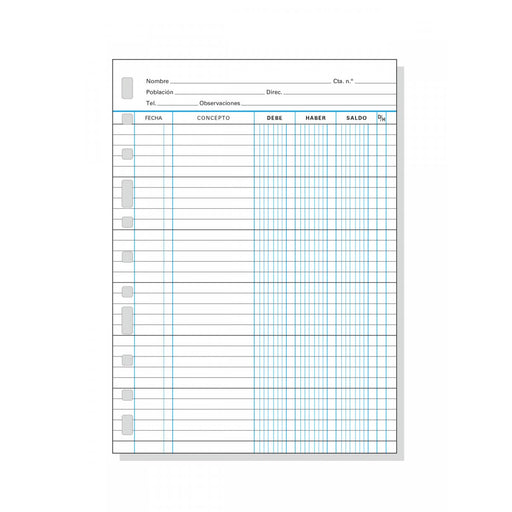 EAN 8422952002352 - Finocam 4175602 hoja y libro contables 50 páginas imagen 1