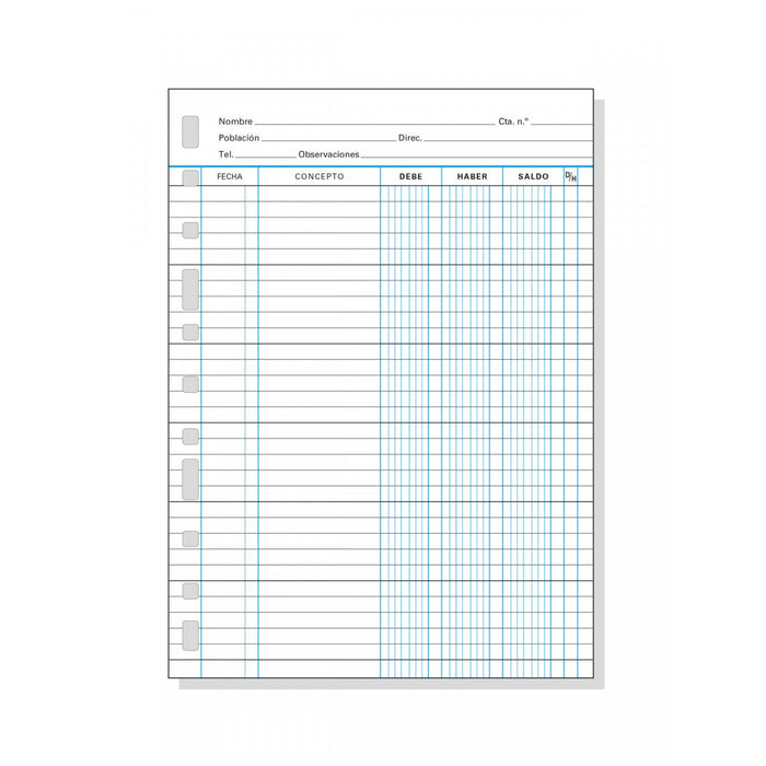 EAN 8422952002352 - Finocam 4175602 hoja y libro contables 50 páginas imagen 1