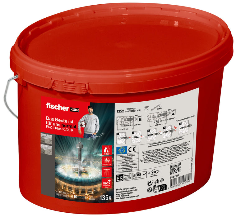 EAN 4048962491357 - Fischer 568862 tornillo de anclaje y taco 135 pieza(s) imagen 4