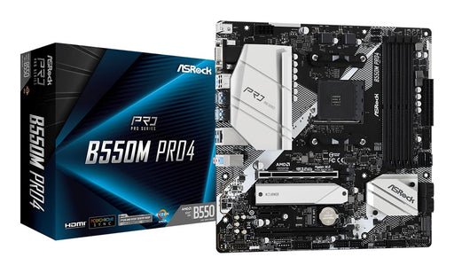EAN 4710483931598 - Asrock B550M Pro4 AMD B550 Zócalo AM4 micro ATX imagen 1
