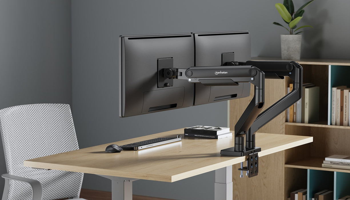 EAN 0766623462587 - Manhattan 462587 soporte para monitor 114,3 cm (45") Escritorio Negro imagen 9