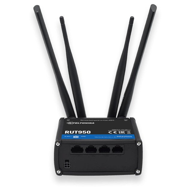 EAN 4779027311289 - Teltonika RUT950 router inalámbrico Ethernet rápido Banda única (2,4 GHz) 4G Negro imagen 3