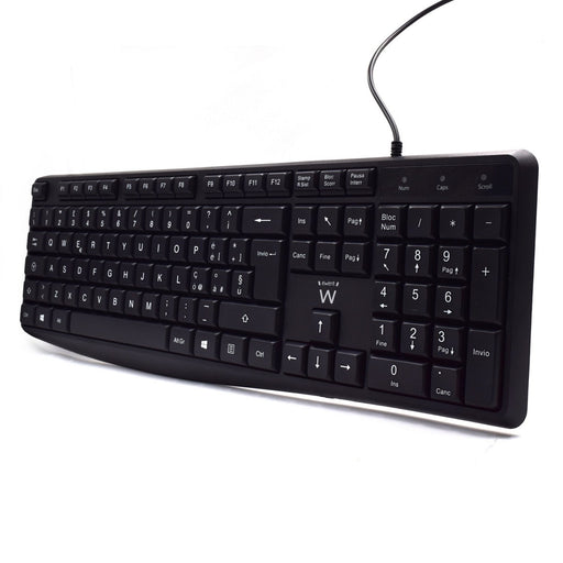 EAN 8052101430325 - Ewent EW3000 teclado Oficina USB QWERTY Italiano Negro imagen 2