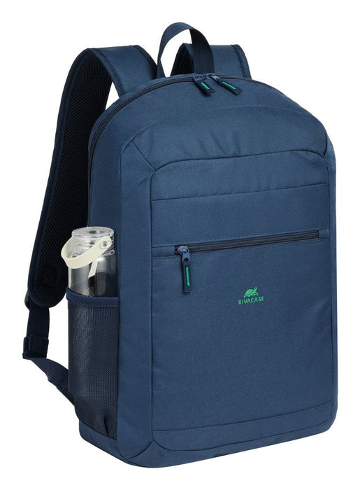 EAN 4260709015576 - Rivacase Gremio mochila City backpack Azul Poliéster, Tereftalato de polietileno reciclado (rPET) imagen 8