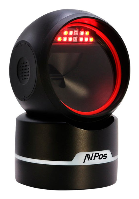 EAN 0646680753210 - AVPos AVP-M680-2D lector de código de barras Lector de códigos de barras fijo 1D/2D CMOS Negro imagen 3