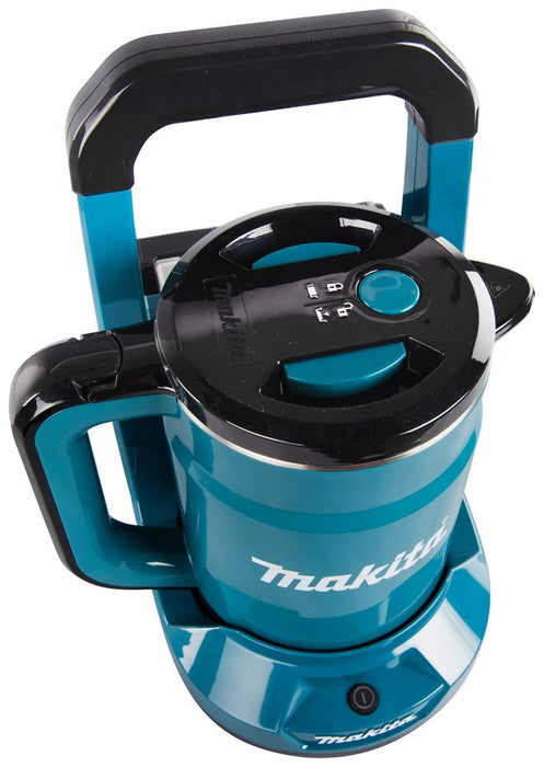EAN 88381748896 - Makita DKT360Z tetera eléctrica 0,8 L Negro, Azul imagen 10