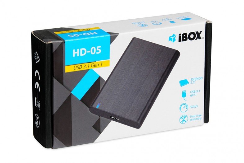 EAN 5901443056355 - iBox HD-05 Carcasa de disco duro/SSD Negro 2.5" imagen 8