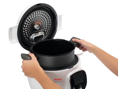 EAN 3045386381869 - Tefal CY851130 olla multi-cocción 6 L Cromo, Blanco imagen 14