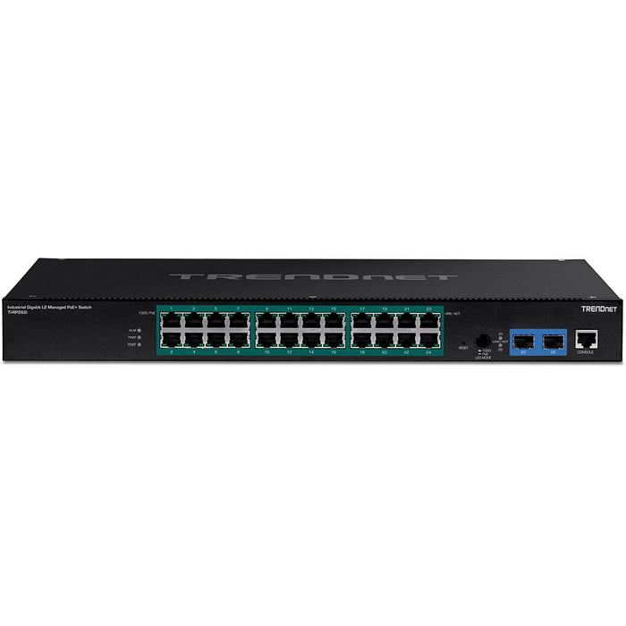 EAN 0710931161700 - Trendnet TI-RP262i Gestionado L2 Gigabit Ethernet (10/100/1000) Energía sobre Ethernet (PoE) 1U Negro imagen 2