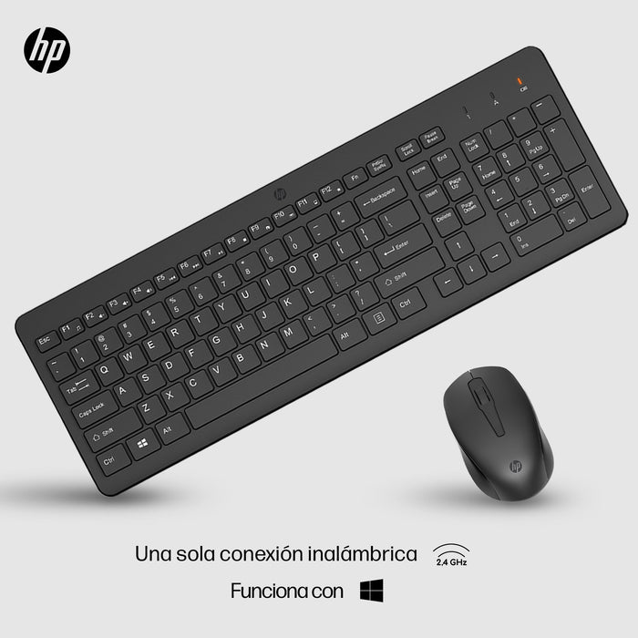 EAN 197029649010 - HP 300 Wireless Mouse and Keyboard Combination teclado Ratón incluido Universal RF inalámbrico Negro imagen 9