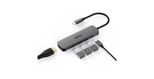 EAN 4712842946762 - Acer 5in1 Type C Dongle Alámbrico USB 3.2 Gen 1 (3.1 Gen 1) Type-C Plata imagen 2