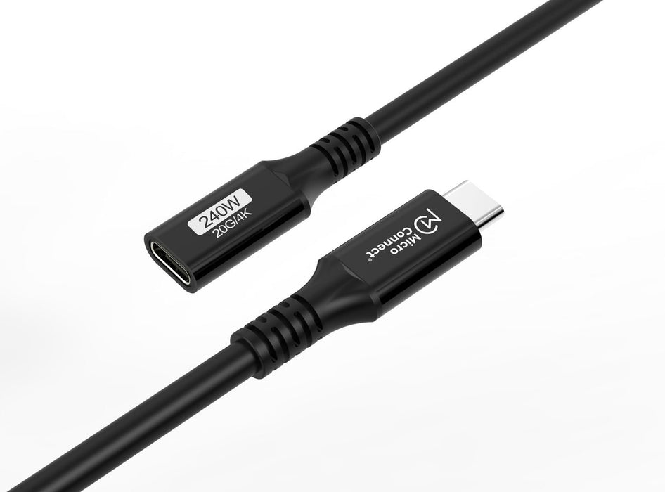 EAN 5715328135642 - Microconnect USB3.2CC015EX cable USB USB 3.2 Gen 2x2 0,15 m USB C Negro imagen 2