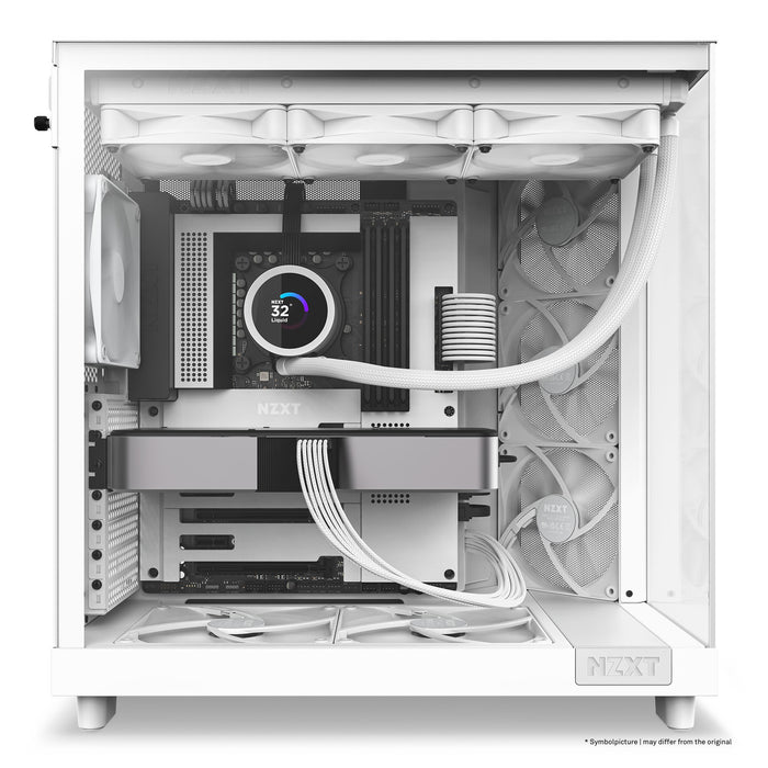 EAN 5056547204048 - NZXT H6 Flow Midi Tower Blanco imagen 13