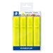 EAN 4007817365076 - Staedtler 364-1P WP4 marcador 4 pieza(s) Punta de cincel Amarillo imagen 1