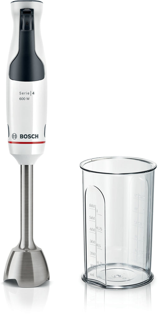 EAN 4242005398492 - Bosch Serie 4 MSM4W210 licuadora 0,6 L Batidora de inmersión 600 W Negro, Blanco imagen 1