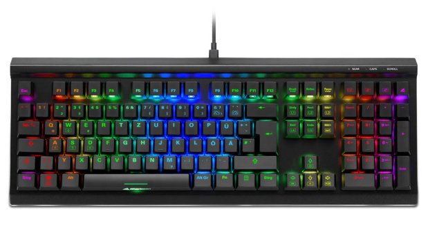 EAN 4044951040100 - Sharkoon SKILLER SGK40 teclado Oficina USB Alemán Negro imagen 1