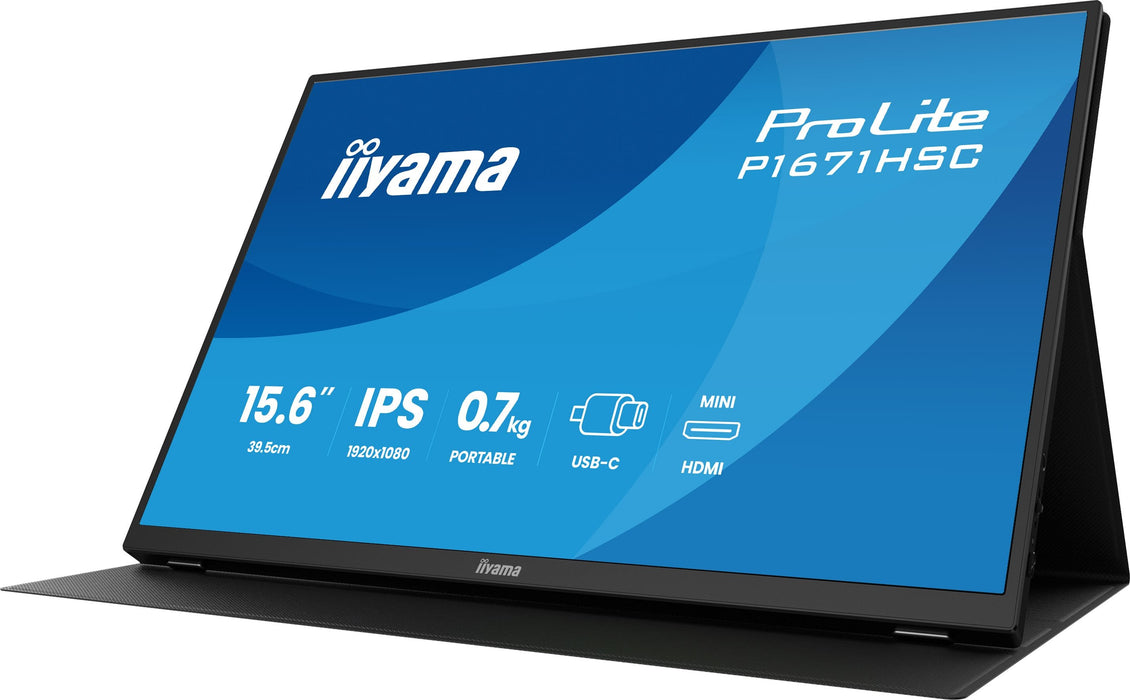EAN 4948570126309 - iiyama ProLite P1671HSC-B1 pantalla para PC 39,6 cm (15.6") 1920 x 1080 Pixeles Full HD LED Negro imagen 7