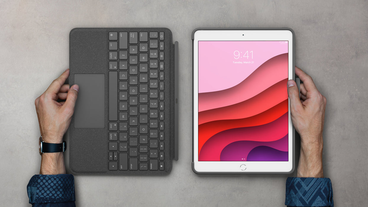 EAN 5099206090149 - Logitech 920-009624 teclado para móvil QWERTZ Alemán Smart Connector Grafito imagen 7