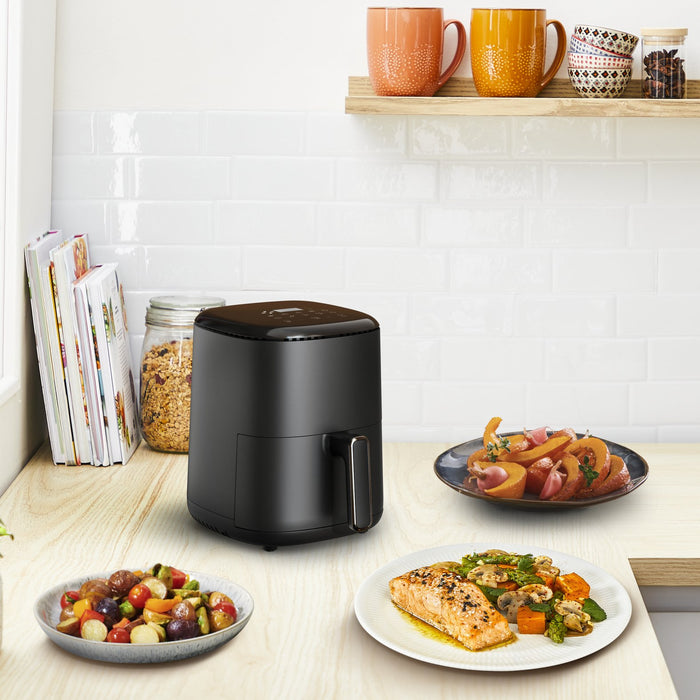 EAN 3045387291020 - Tefal Easy Fry EY145810 freidora Sencillo 3 L Independiente 1300 W Freidora de aire caliente Negro imagen 8