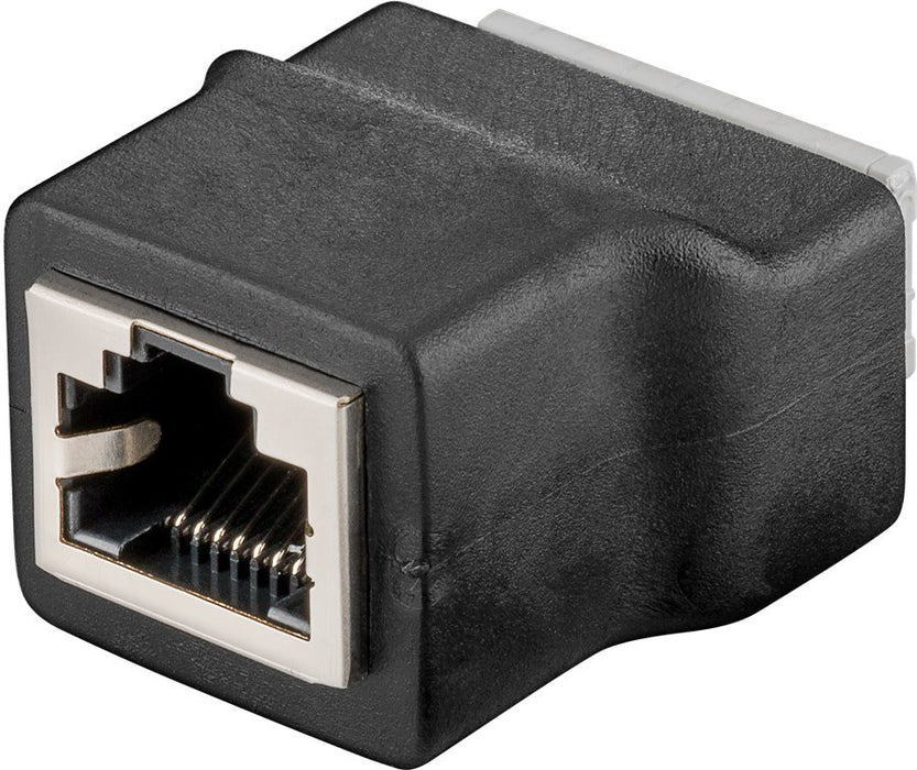 EAN 4040849767371 - Goobay 76737 cambiador de género para cable RJ-45 8-pin Negro imagen 1