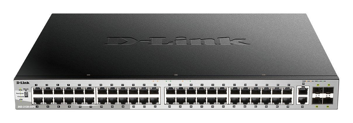 EAN 790069469992 - D-Link DGS-3130-54PS/E switch Gestionado L3 Gigabit Ethernet (10/100/1000) Energía sobre Ethernet (PoE) Gr imagen 1