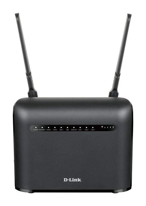 EAN 0790069458989 - D-Link AC1200 router inalámbrico Gigabit Ethernet Doble banda (2,4 GHz / 5 GHz) 4G Negro imagen 1