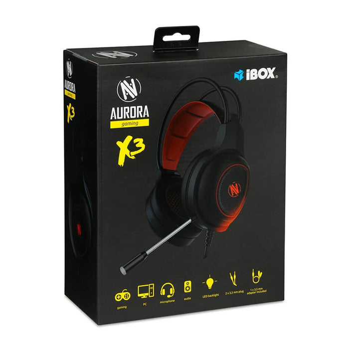 EAN 5903968680244 - iBox X3 Auriculares Alámbrico Diadema Llamadas/Música USB tipo A Negro imagen 5