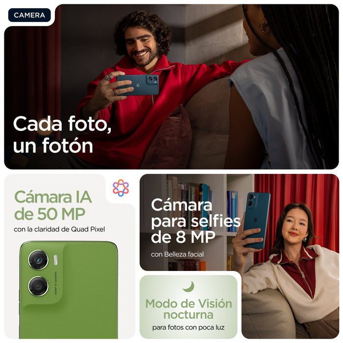 EAN 840493601700 - Motorola moto g06 17,5 cm (6.88") SIM doble Android 15 4G USB Tipo C 4 GB 256 GB 5200 mAh Verde imagen 13