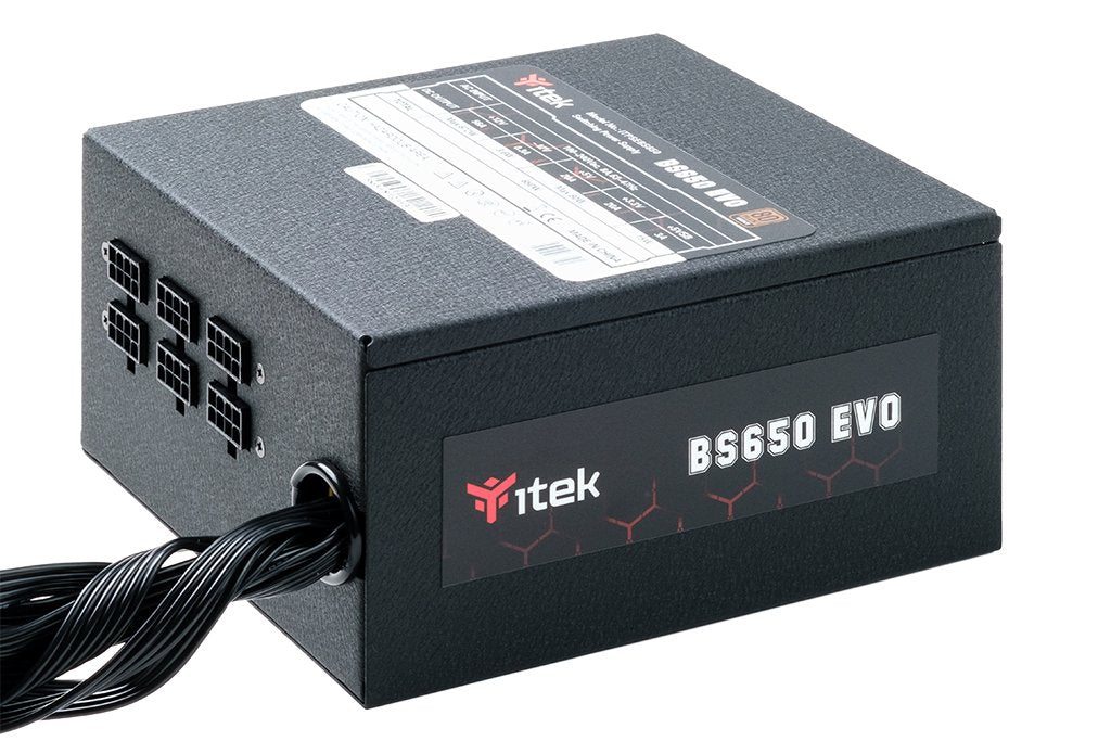 EAN 8056157881018 - itek BS650 unidad de fuente de alimentación 650 W 24-pin ATX ATX Negro imagen 8