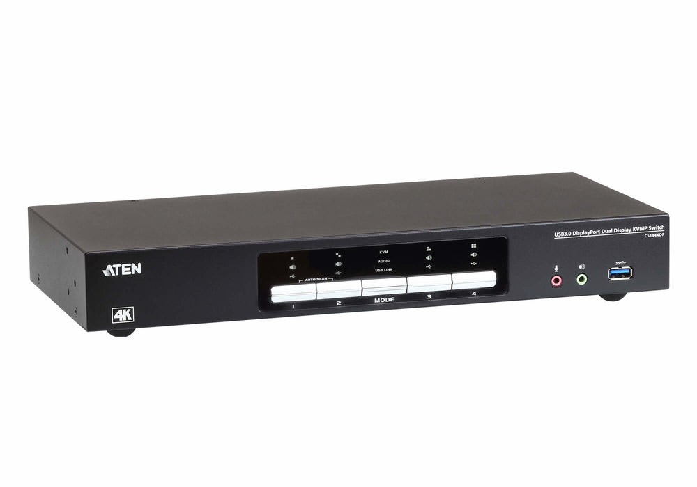 EAN 4719264645969 - ATEN CS1944DP-AT-G interruptor KVM Negro imagen 4