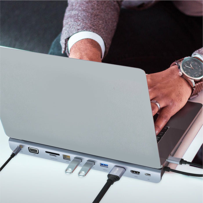 EAN 4894160048103 - UNITEK uHUB 11+ Alámbrico Thunderbolt 3 Gris imagen 7