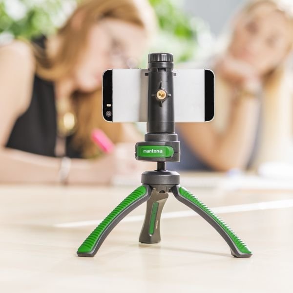 EAN 4056929214079 - Mantona 21407 tripode Smartphone/Cámara digital 3 pata(s) Negro, Verde imagen 9
