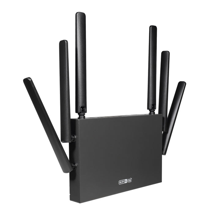 EAN 4717964705488 - Edimax 5G-8649AX router inalámbrico Doble banda (2,4 GHz / 5 GHz) Negro imagen 5