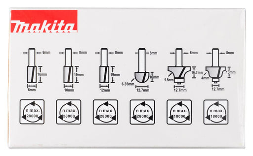 EAN 0088381449915 - Makita D-53540 fresadora Juego de fresas imagen 2