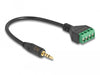 EAN 4043619662685 - DeLOCK 66268 cable de audio 0,2 m 3,5mm Terminal Negro, Verde imagen 2