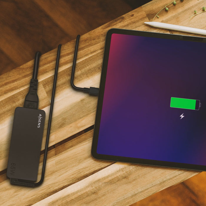 EAN 8436574707946 - AISENS ASCH-1PD65D-BK adaptador e inversor de corriente Interior imagen 5