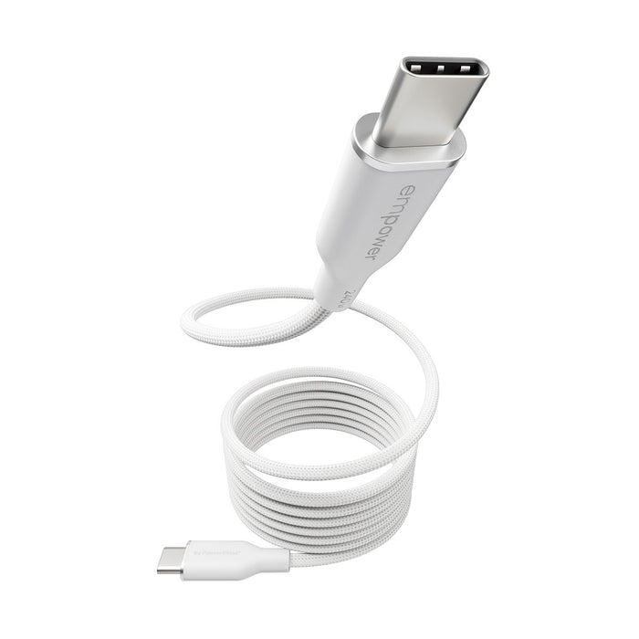 EAN 5715685027703 - PanzerGlass empower by ® Magnetic 240W USB-C to USB-C Cable | USB 2.0 | 1.5M | Silver White Protector de  imagen 1