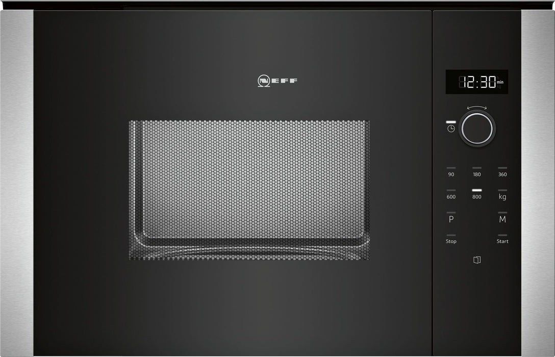 EAN 4242004222767 - Neff HLAWD23N0 microondas Negro, Acero inoxidable Solo microondas Integrado 20 L 800 W imagen 1